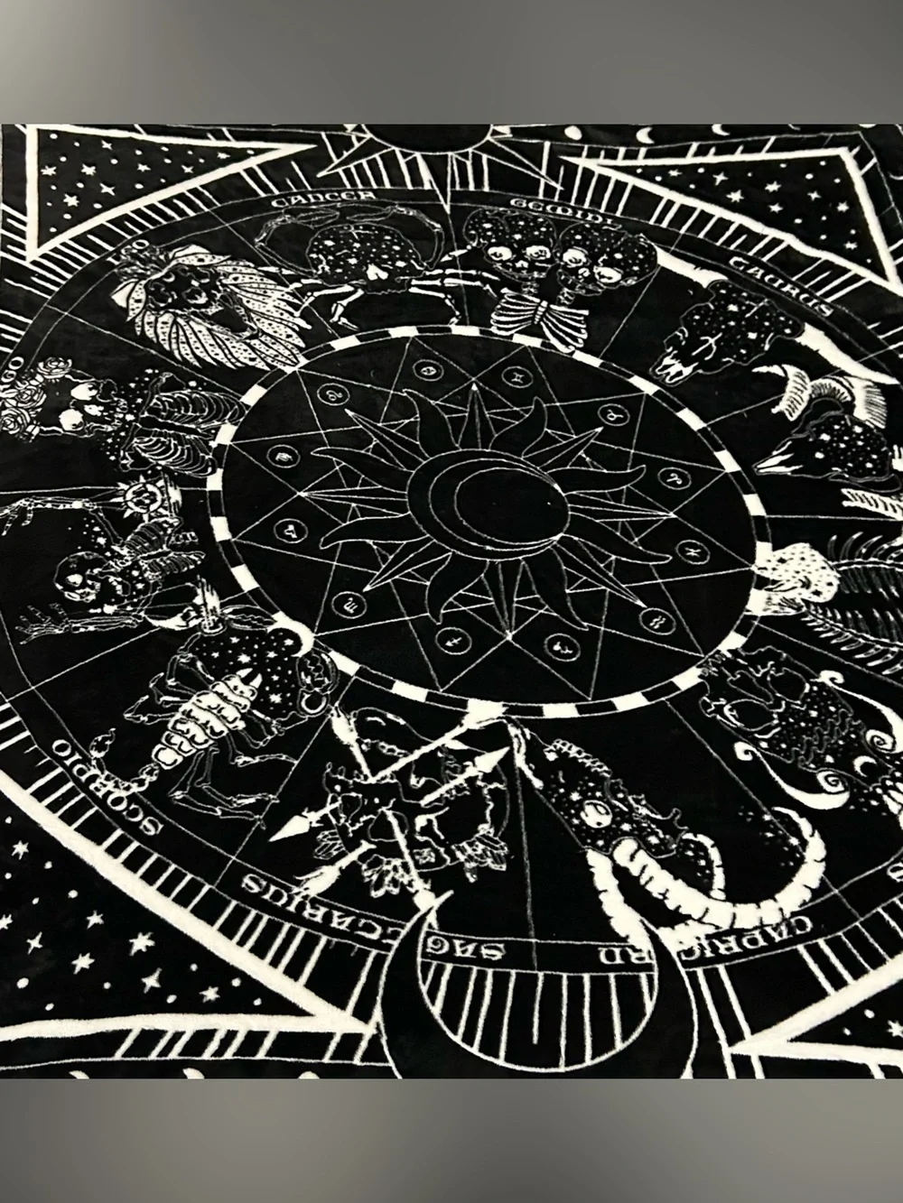 Goth Rare Killstar Zodiac Tapestry/Blanket Goth Occult Witchy Apt Dorm Decor